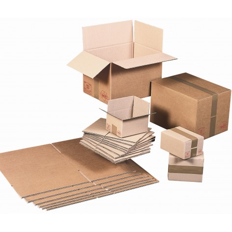 Carton simple cannelure 60 x 30 x 15 cm envoi postal & stockage - KK