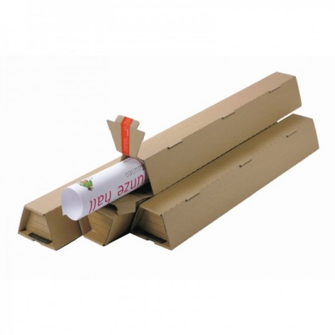 Tube carton trapézoïdal