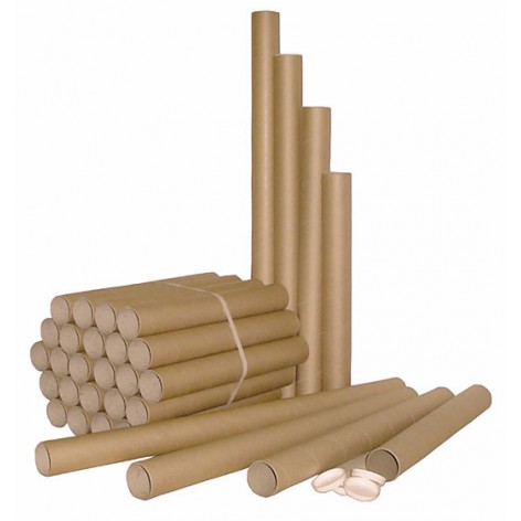 Tube carton rond
